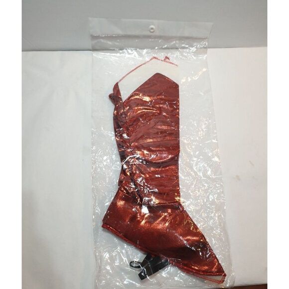 Girls Wonder Woman  Costume Boot Coverings Cosplay OS Red White DC Comics NEW - Picture 4 of 4